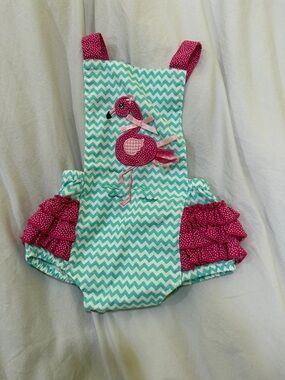 Indigo Soul Kids Flamingo Zigzag One Piece